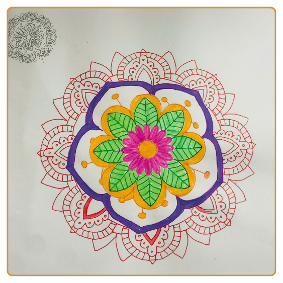 SÁCH LUYỆN VẼ MANDALA (TẶNG BÚT ĐI NÉT)